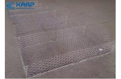 China Easy Assemble Woven Gabion Baskets , Gabion Rock Wall Flexible Rigid Solid Structure supplier