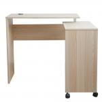 Corner Wooden Home Office Computer Desk Saving Space W80*D40*H75CM Scratch Resistant for sale