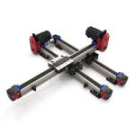 Customized stroke 50-4000mm xyz 3-axis CNC gantry robot linear module