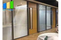 China Customized Internal Office Demountable Temporary Glass Partition With Aluminium Frame supplier