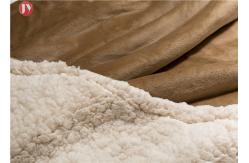 China Elegant Luxury Micro Sherpa Blanket , Heavy Weight Ultra Plush Blanket All Season supplier
