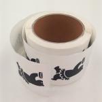 PMS Black Printing Tamper Seal Stickers For Food Promotional Gifts Strong Adhesive for sale