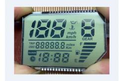 China Reflective Metal Pin TN LCD Display 7 Segment Customized Size Module supplier