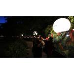 RGBW AC 400W Inflatable Moon Balloon Light DMX And Dimmable 1.6m Diameter