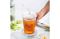China Beer Heat Resistant 350ml Borosilicate Glass Coffee Cup supplier