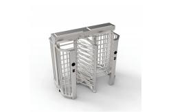 China Stainless Steel Dual Lane Full High Turnstile Semi Auto Security Access Control supplier