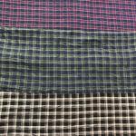 110-160gsm Plaid Yarn Dyed Linen Fabric