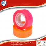 High Adhesive BOPP Stationery Tape SGS and ISO9001 certificate yellowish for sale
