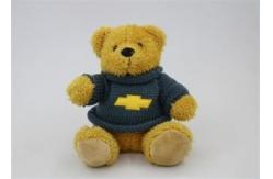 China Stuffed Plush Teddy Bear Toys bear with knitting shirt promotion bear with logo supplier