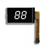 Black VA Type LCD Display Panel 2 Digit  LCD Display 8PIN FPC Connect 5V Supply for sale