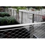 Customized Stainless Steel Safety Netting With Ferrule Cable Mesh Ss304 2.0 Mm Wire for sale
