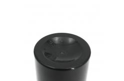 China Black Cylinder 19.4g 120ml PET Plastic Skin Care Bottle supplier