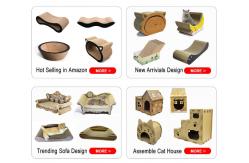 China OEM Scratching Board L Shaped Detachable Pet Scratching Post supplier