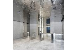 China 600X1200mm Stainless Ceiling Tiles SS304 Water Effect Clip In Ceiling supplier