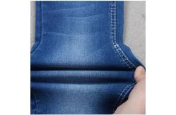 China Indigo Blue Cotton Stretch Elastic Denim Fabric 130cm For Garment supplier