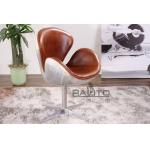 antique aluminium leather chair,#2017 for sale