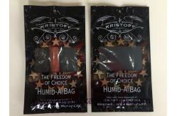China Custom Printed Moisture Humidity Proof Cigar Tobacco Packaging Bag With Zipper supplier