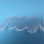 Sealed Glass Quartz Capillary Tube With Round Or Flat Bottom For Lamping Fiber Protector for sale