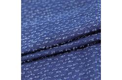 China Spring Summer Cotton Fabric Roll Punching Hole Washed Denim 10OZ 150cm supplier