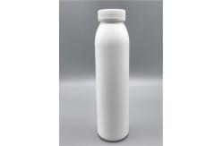 China 400ml HDPE Round Plastic Bottles , Capped White Plastic Pharmacy Bottles  supplier