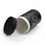 Custom Logo Round Cylindrical Canister Cardboard Cylinder Box For Cosmetic