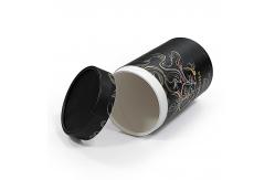 China Custom Logo Round Cylindrical Canister Cardboard Cylinder Box For Cosmetic supplier