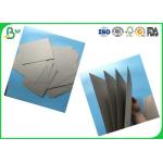 1.0mm 2.0mm 3.0mm 4.0mm Thickness Laminated Grey Board With Grey Back , Grey Chipboard Rolls for sale