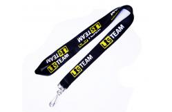 China Polyester Double Bulldog Clip Lanyards Promotional Customised Lanyard Card Holder supplier