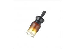 China 15ml 30ml 50ml Glass Luxury Dropper Bottle With Cap Essential Oil Bottle Dropper supplier