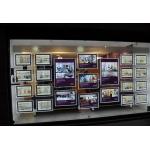 A4 Window Hanging Crystal LGP Acrylic LED Lightbox Display for sale