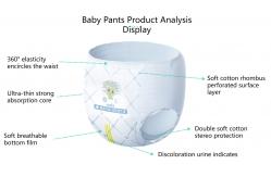 China Custom Ultra Soft High Absorbency Disposable Baby Training Pants supplier