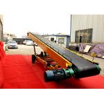 Carbon Steel Flat Mobile Belt Conveyor Machine Heat Resistant for sale