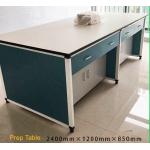 School Lab Furniture Top Quality Aluminium Alloy Wood Lab Desk Prepartion Room Lab Bench Laboratory Prep Table With CE for sale