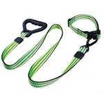 Reflective Green Nylon Dog Collar Leash For Control Safety Training for sale