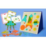 Level Up Felt Animal Stickers Imagination Colorful Shape Educational Puzzle Game for sale