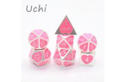 China Hand Polished Liquid Core Dice Polyhedron Durable For Collection supplier