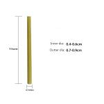 15cm Reusable Bulk Bamboo Drinking Straws Compostable Smoothie Straws For Juices for sale