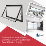 Broken Bridge Aluminum Windows, Soundproof Windows, Good Sealing
