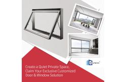 China Broken Bridge Aluminum Windows, Soundproof Windows, Good Sealing supplier