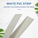                    White Smooth Trim PVC Plastic Decorative Tape ABS Strips              for sale