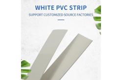 China White Smooth Trim PVC Plastic Decorative Tape ABS Strips supplier