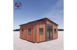 China Temporary Flat Pack Folding House Expanding Shipping Container Home supplier