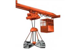 China Variable Speed Single Girder Wireless Remote Control Bridge Crane With Bucket supplier