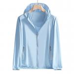 Temperament Slim Outdoor Windbreaker Jacket 6XL 7XL 8XL Lightweight UV Hoodie for sale