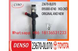 China ISO 23670-0L070 095000-8740 Auto Fuel Injector For TOYOTA Hilux supplier