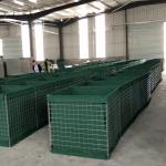 Shooting Club Galvanized Defensive Military Barrier Stackable As Shooting Range Construction for sale