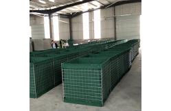 China Shooting Club Galvanized Defensive Military Barrier Stackable As Shooting Range Construction supplier