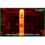 Promotional LED Inflatable Lighting Decoration Small Inflatable Pillar 2m Height for sale