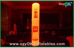China Promotional LED Inflatable Lighting Decoration Small Inflatable Pillar 2m Height supplier