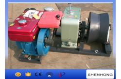 China Lightweight Belt Driven Cable Winch Puller 400mm Diameter Cable Roller supplier